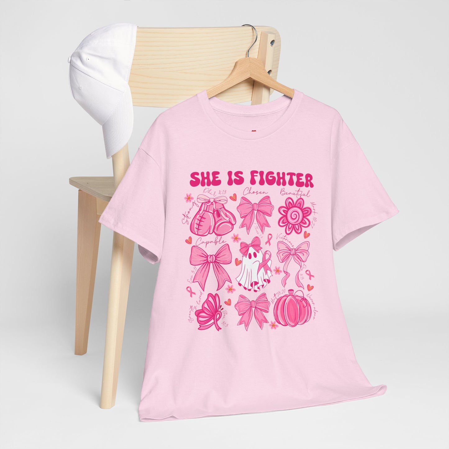 She Is A Fighter Cancer Awareness T-Shirt