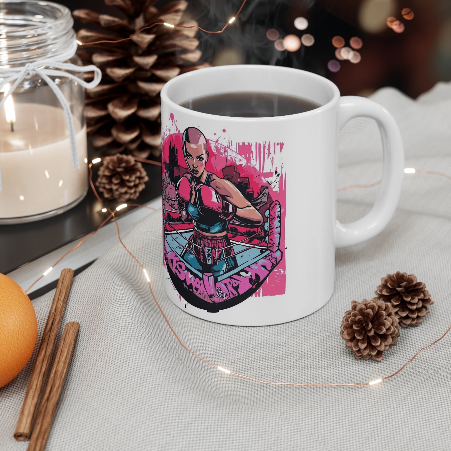Pink Is A Symbol of Strength Cancer Awareness Mug