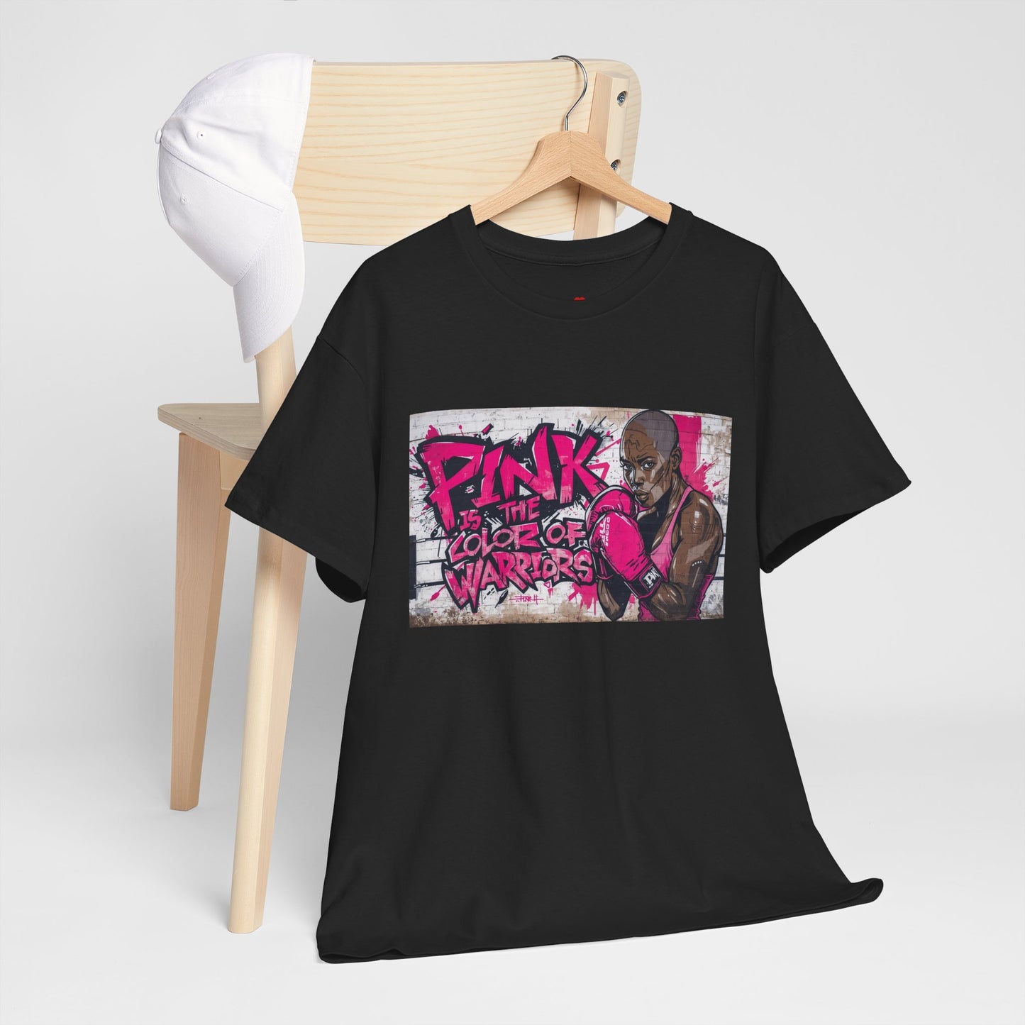 Pink Is The Color of Warriors Cancer Awareness Pink Tee