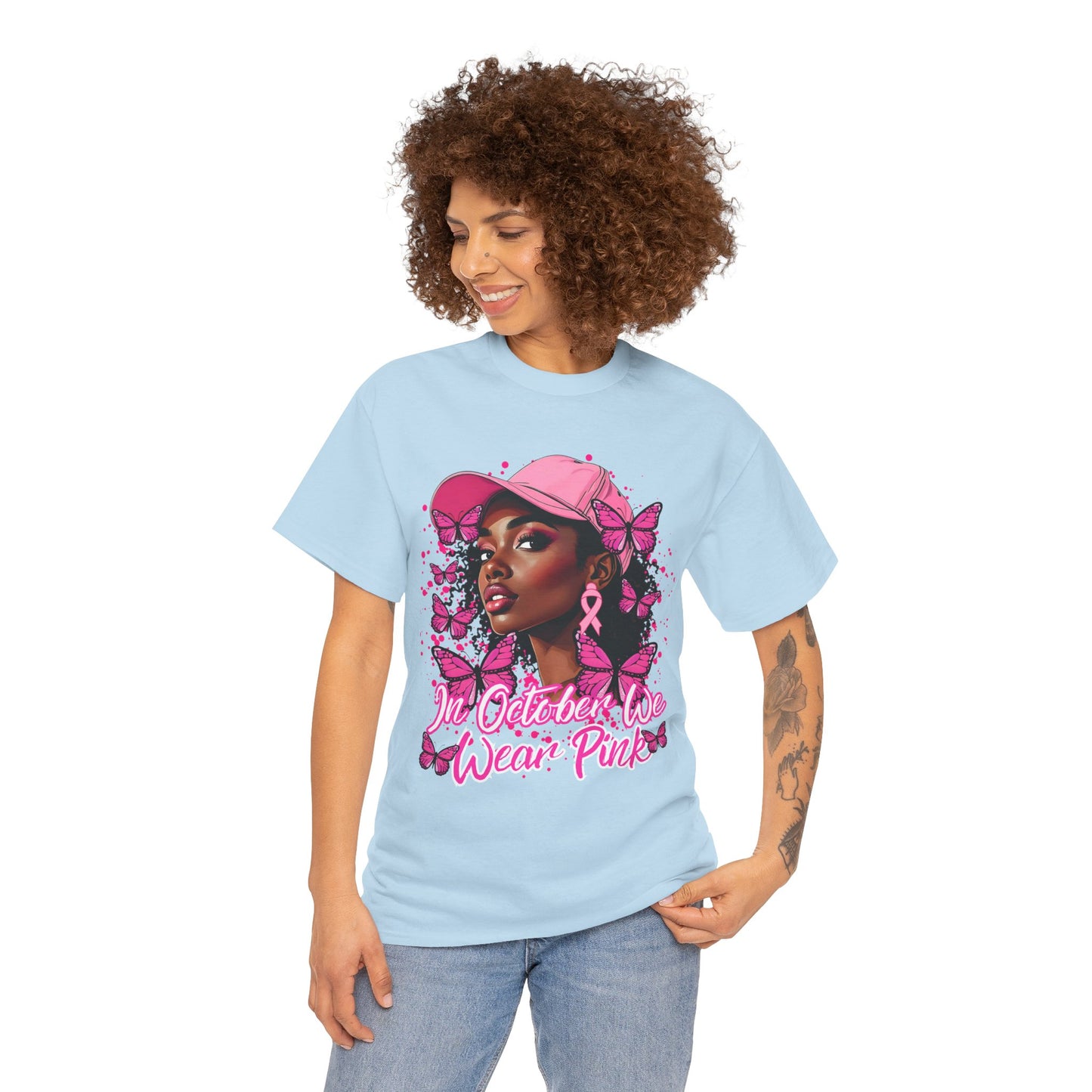 We Wear Pink Cancer Awareness T-Shirt