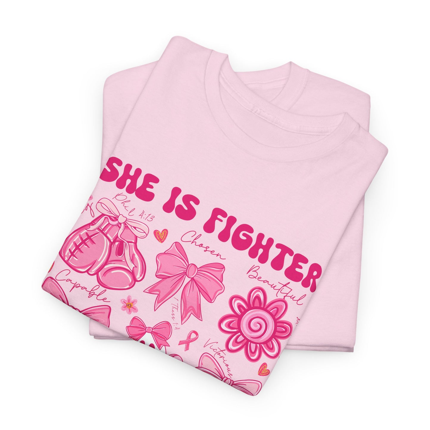 She Is A Fighter Cancer Awareness T-Shirt