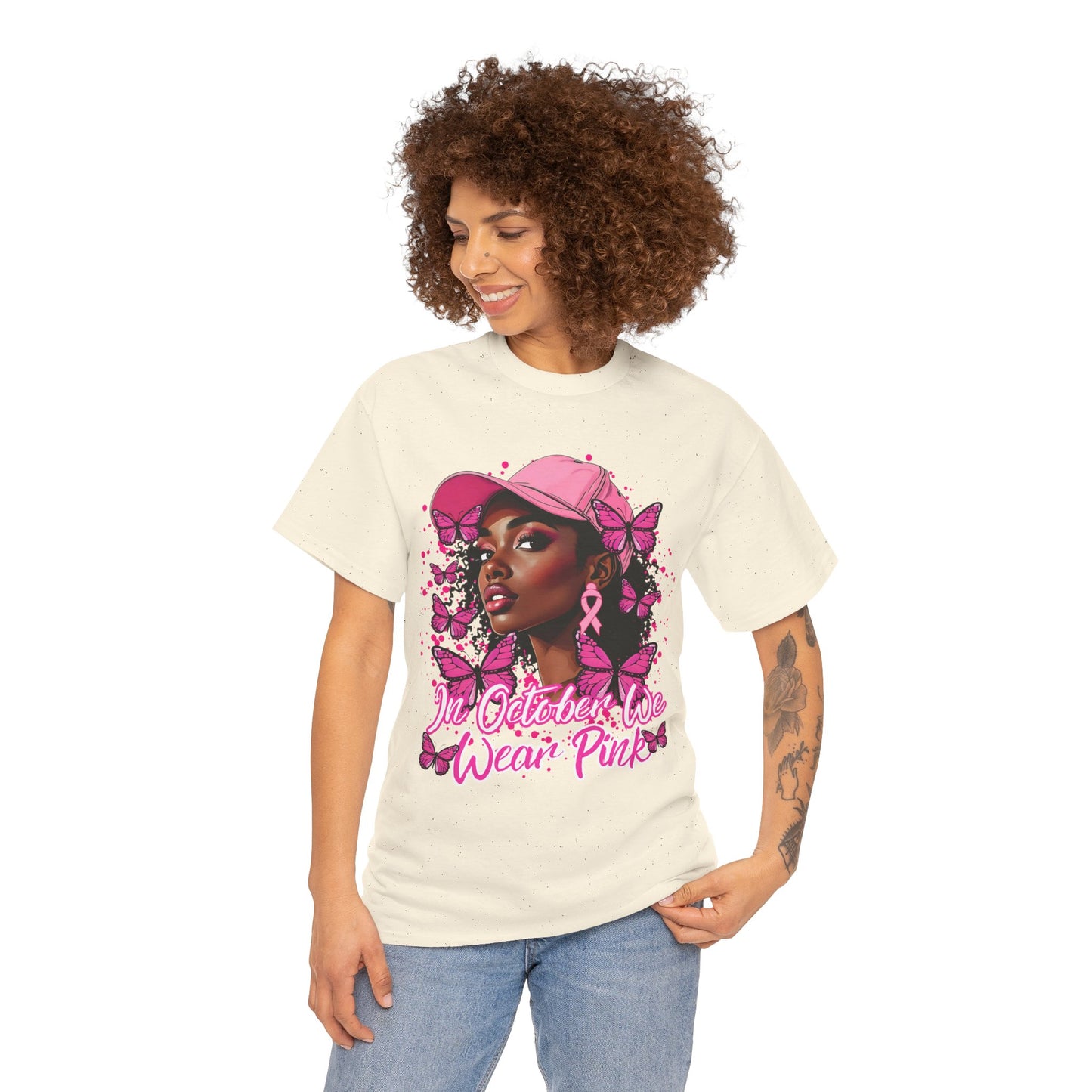 We Wear Pink Cancer Awareness T-Shirt