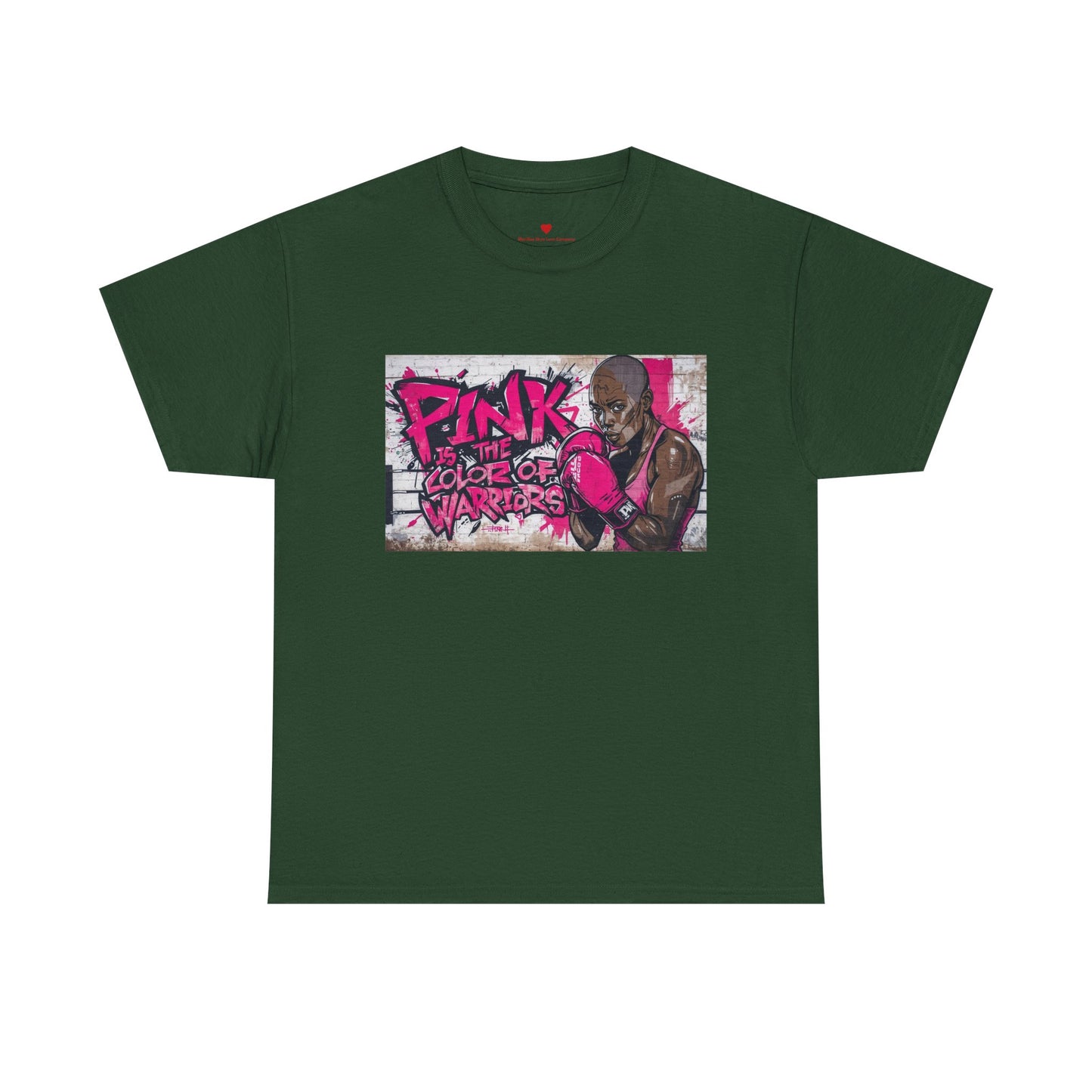 Pink Is The Color of Warriors Cancer Awareness Pink Tee