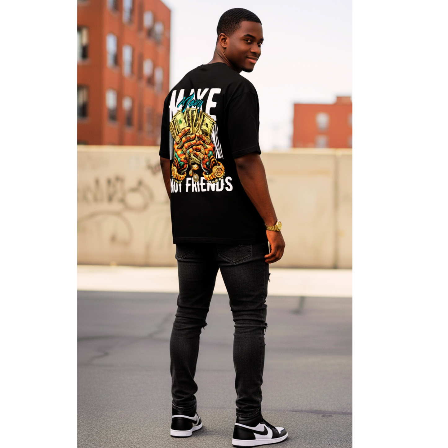 Grind Mode: Make Money Not Friends T-Shirt