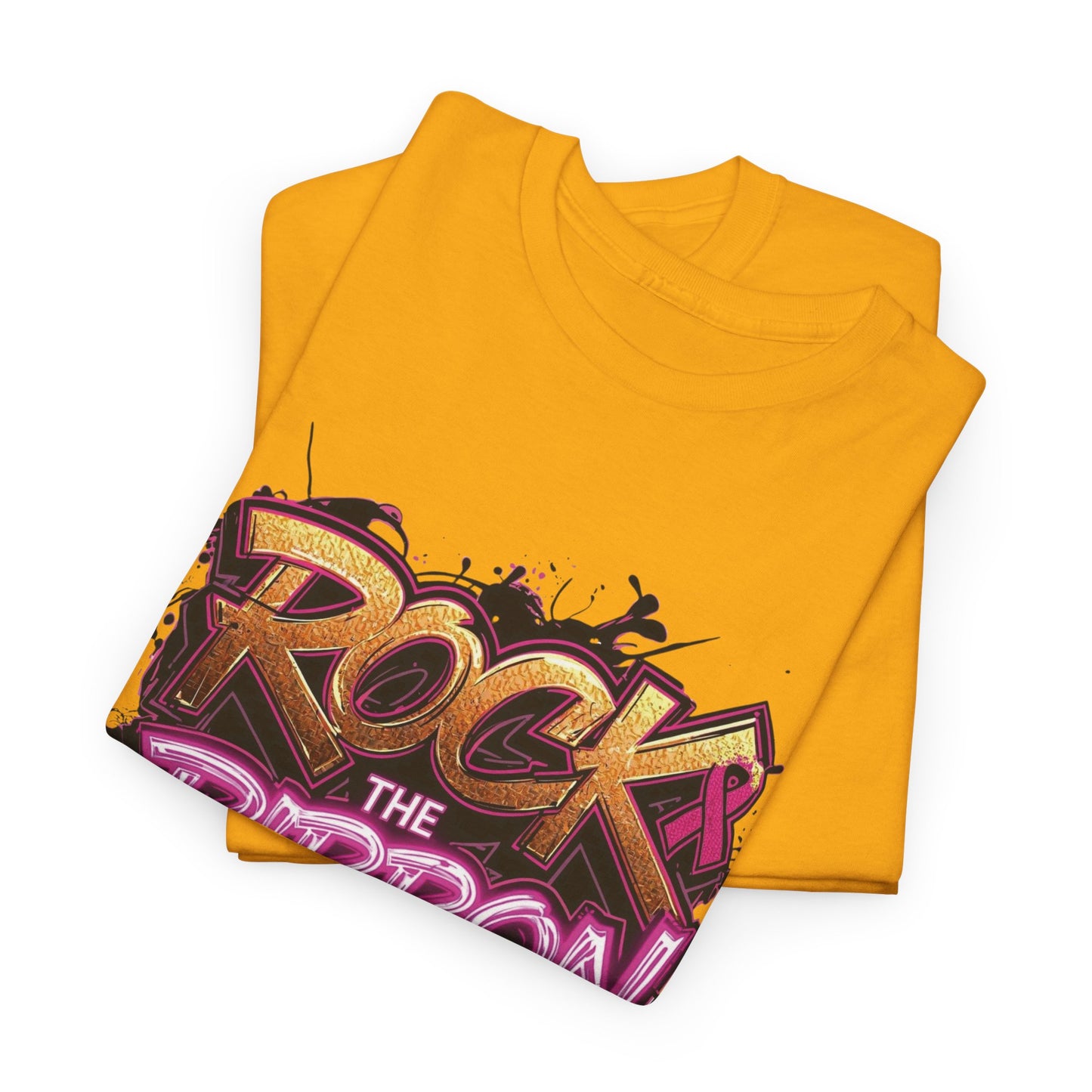 Rock The Ribbon Victory Unisex Heavy Cotton Tee - Empowerment Shirt, Awareness Tee, Gift for Cancer Fighters, Inspirational Fashion, [...]