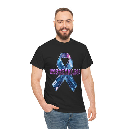 Unbreakable Unisex Heavy Cotton Tee - Empowerment Shirt, Awareness Tee, Gift for Cancer Fighters, Inspirational Fashion, [...]