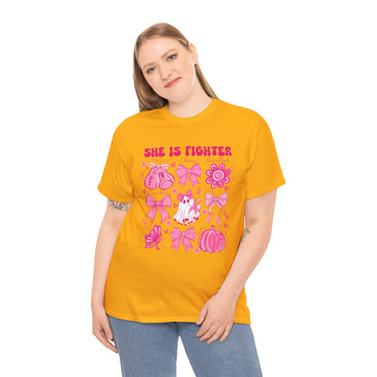 She Is A Fighter Cancer Awareness T-Shirt