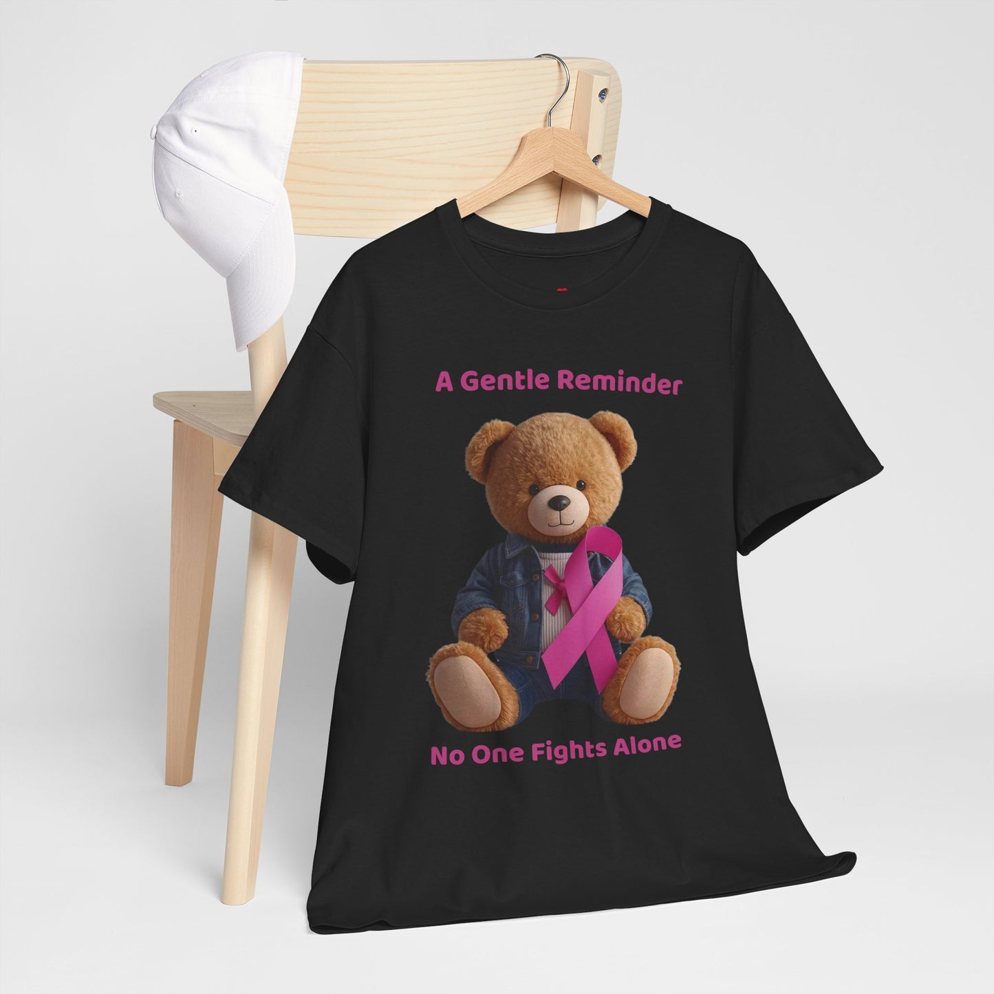 Together In The Fight Unisex Heavy Cotton Tee - Empowerment Shirt, Awareness Tee, Gift for Cancer Fighters, Inspirational Fashion, [...]
