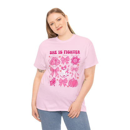 She Is A Fighter Cancer Awareness T-Shirt