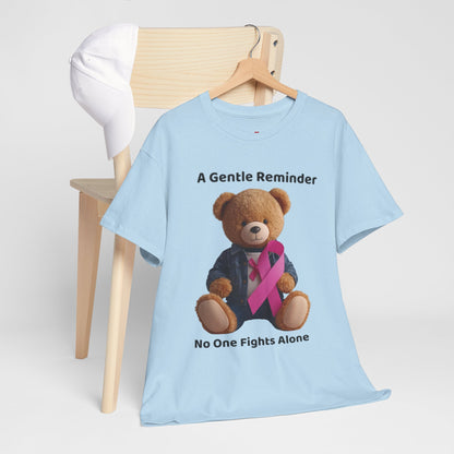 Together In The Fight Unisex Heavy Cotton Tee - Empowerment Shirt, Awareness Tee, Gift for Cancer Fighters, Inspirational Fashion, [...]