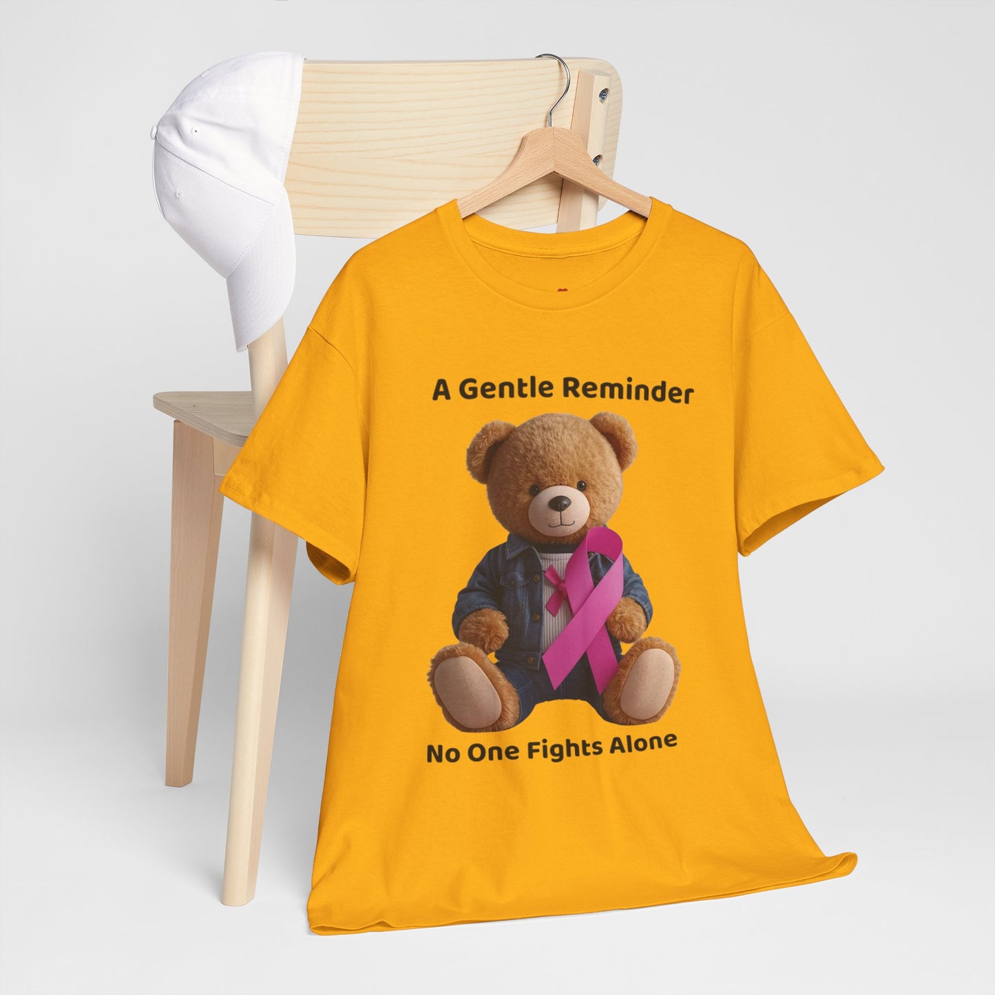 Together In The Fight Unisex Heavy Cotton Tee - Empowerment Shirt, Awareness Tee, Gift for Cancer Fighters, Inspirational Fashion, [...]