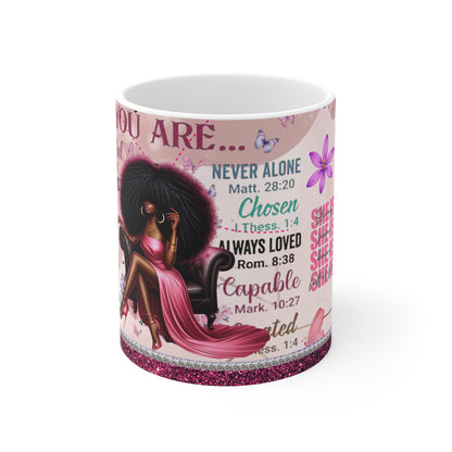 Empowering Inspirational Mug for Affirmations, Self-Care Gift, Motivational Coffee Cup, Women’s Empowerment Teacup, Positive Quotes Mug