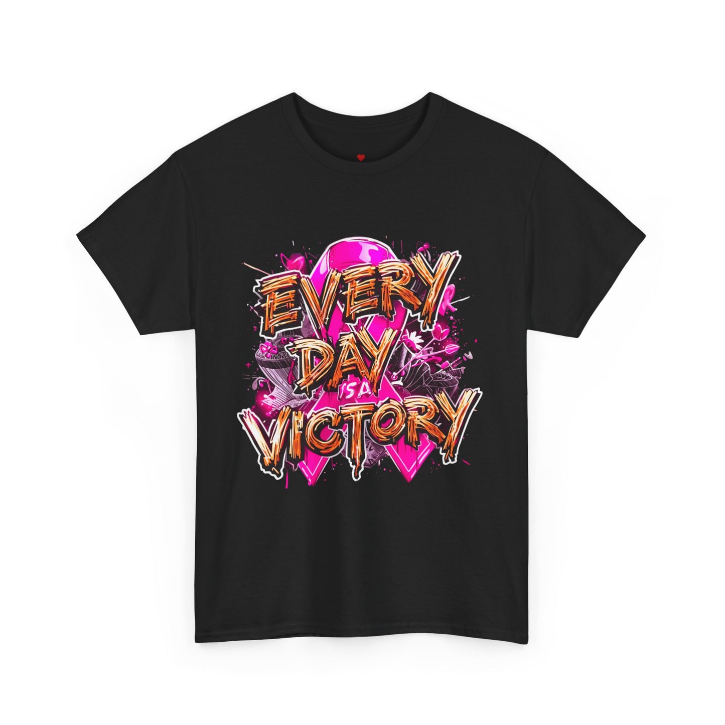 Every Day is a Victory Unisex Heavy Cotton Tee - Empowerment Shirt, Awareness Tee, Gift for Cancer Fighters, Inspirational Fashion, [...]