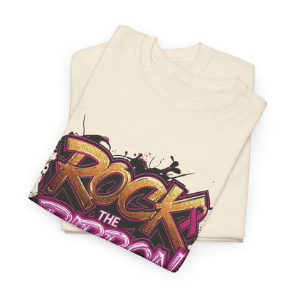 Rock The Ribbon Victory Unisex Heavy Cotton Tee - Empowerment Shirt, Awareness Tee, Gift for Cancer Fighters, Inspirational Fashion, [...]