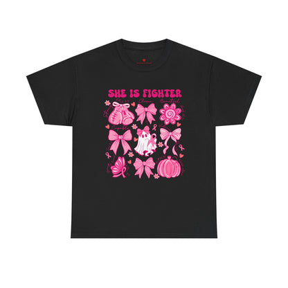 She Is A Fighter Cancer Awareness T-Shirt