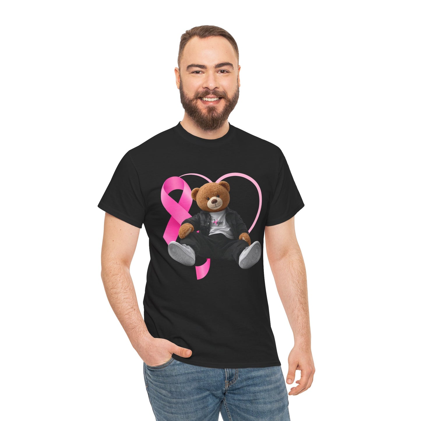 HOPE Heavy Cotton Tee - Empowerment Shirt, Awareness Tee, Gift for Cancer Fighters, Inspirational Fashion, [...]