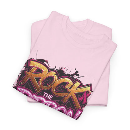 Rock The Ribbon Victory Unisex Heavy Cotton Tee - Empowerment Shirt, Awareness Tee, Gift for Cancer Fighters, Inspirational Fashion, [...]