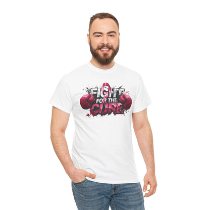 Fight For The Cure Heavy Cotton Tee - Empowerment Shirt, Awareness Tee, Gift for Cancer Fighters, Inspirational Fashion, [...]
