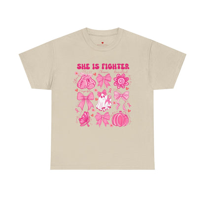She Is A Fighter Cancer Awareness T-Shirt