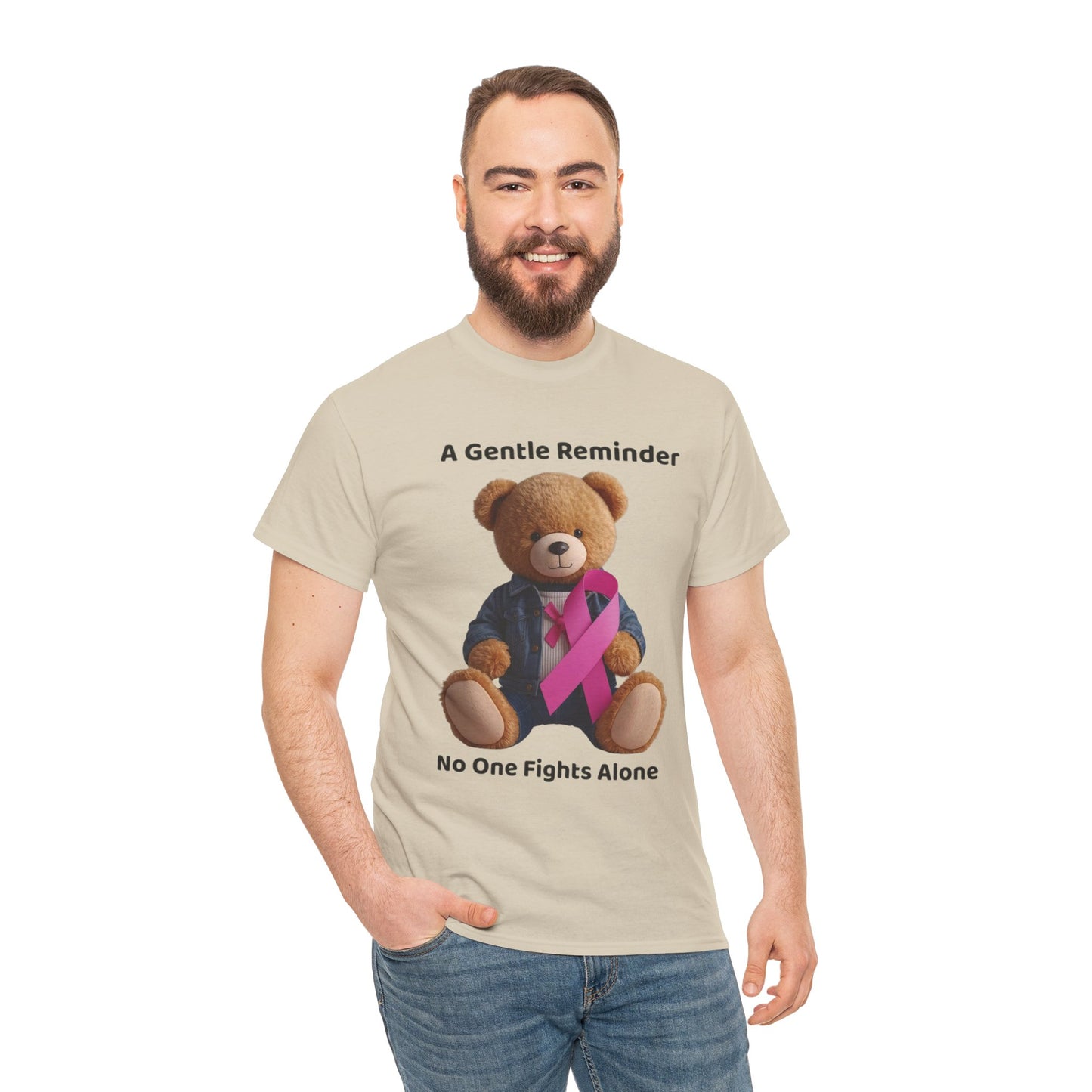 Together In The Fight Unisex Heavy Cotton Tee - Empowerment Shirt, Awareness Tee, Gift for Cancer Fighters, Inspirational Fashion, [...]