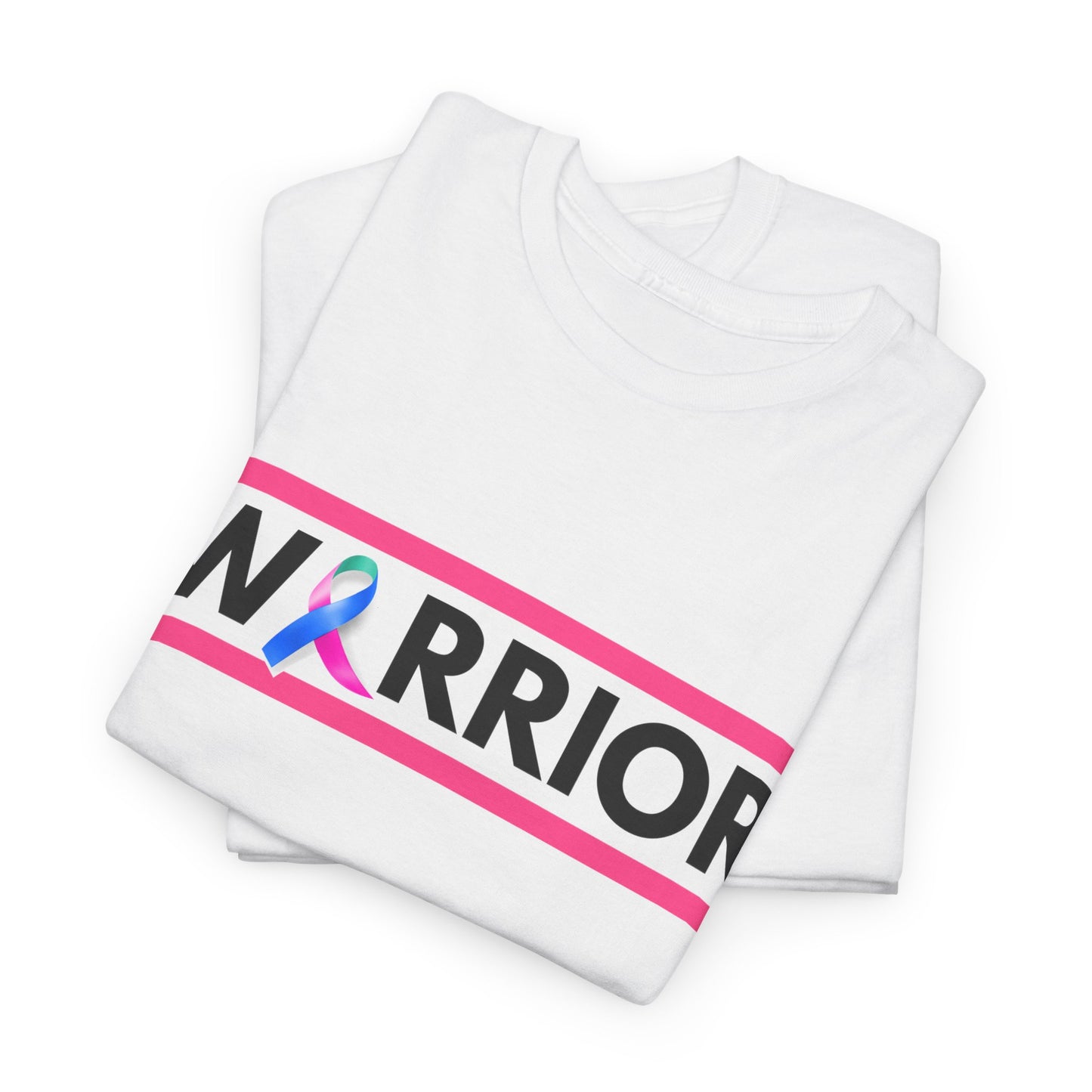 Warrior Heavy Cotton Tee - Empowerment Shirt, Awareness Tee, Gift for Cancer Fighters, Inspirational Fashion, [...]