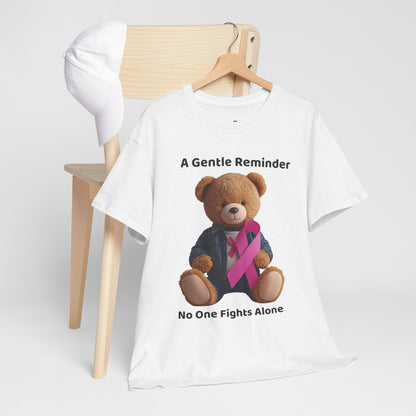 Together In The Fight Unisex Heavy Cotton Tee - Empowerment Shirt, Awareness Tee, Gift for Cancer Fighters, Inspirational Fashion, [...]