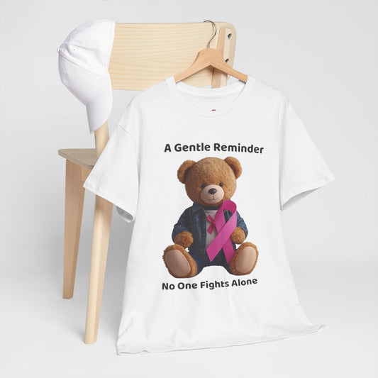 Together In The Fight Unisex Heavy Cotton Tee - Empowerment Shirt, Awareness Tee, Gift for Cancer Fighters, Inspirational Fashion, [...]