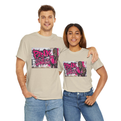 Pink Is The Color of Warriors Cancer Awareness Pink Tee