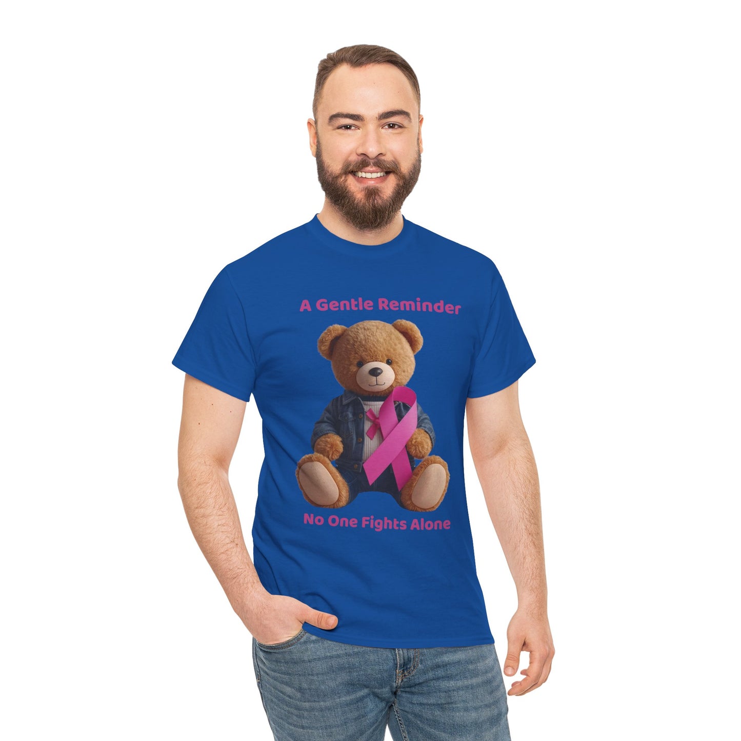 Together In The Fight Unisex Heavy Cotton Tee - Empowerment Shirt, Awareness Tee, Gift for Cancer Fighters, Inspirational Fashion, [...]