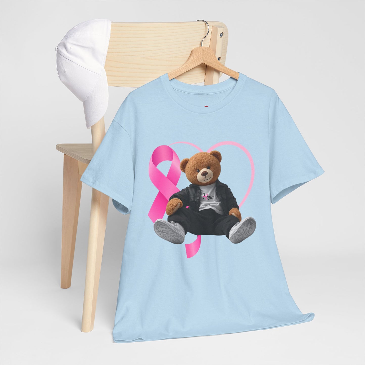 HOPE Heavy Cotton Tee - Empowerment Shirt, Awareness Tee, Gift for Cancer Fighters, Inspirational Fashion, [...]