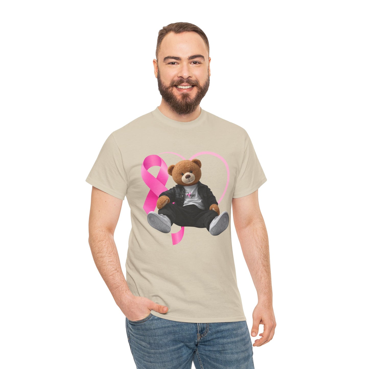 HOPE Heavy Cotton Tee - Empowerment Shirt, Awareness Tee, Gift for Cancer Fighters, Inspirational Fashion, [...]