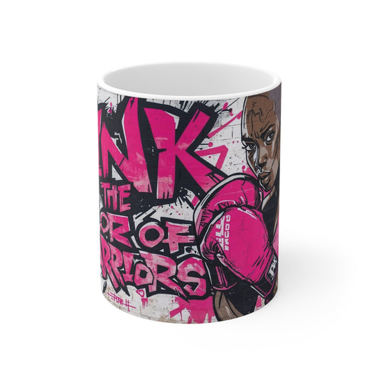 Mug Pink Cancer Awareness Campaign 11oz White