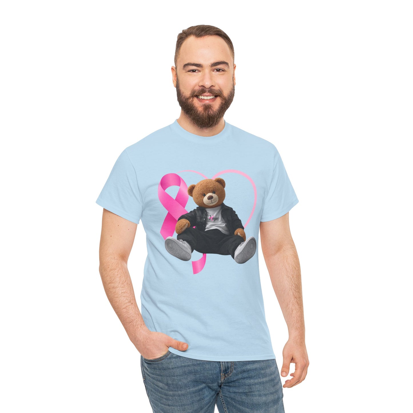 HOPE Heavy Cotton Tee - Empowerment Shirt, Awareness Tee, Gift for Cancer Fighters, Inspirational Fashion, [...]