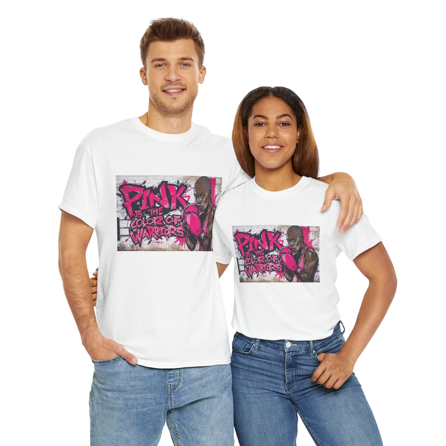 Pink Is The Color of Warriors Cancer Awareness Pink Tee