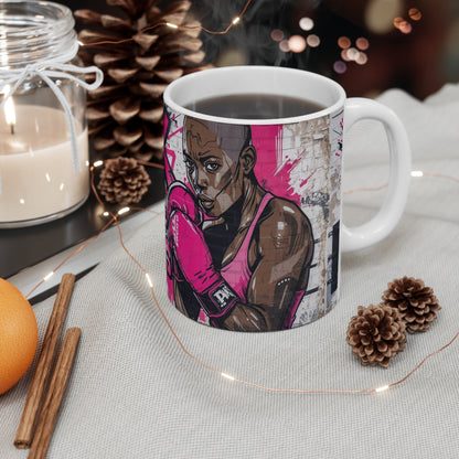 Mug Pink Cancer Awareness Campaign 11oz White