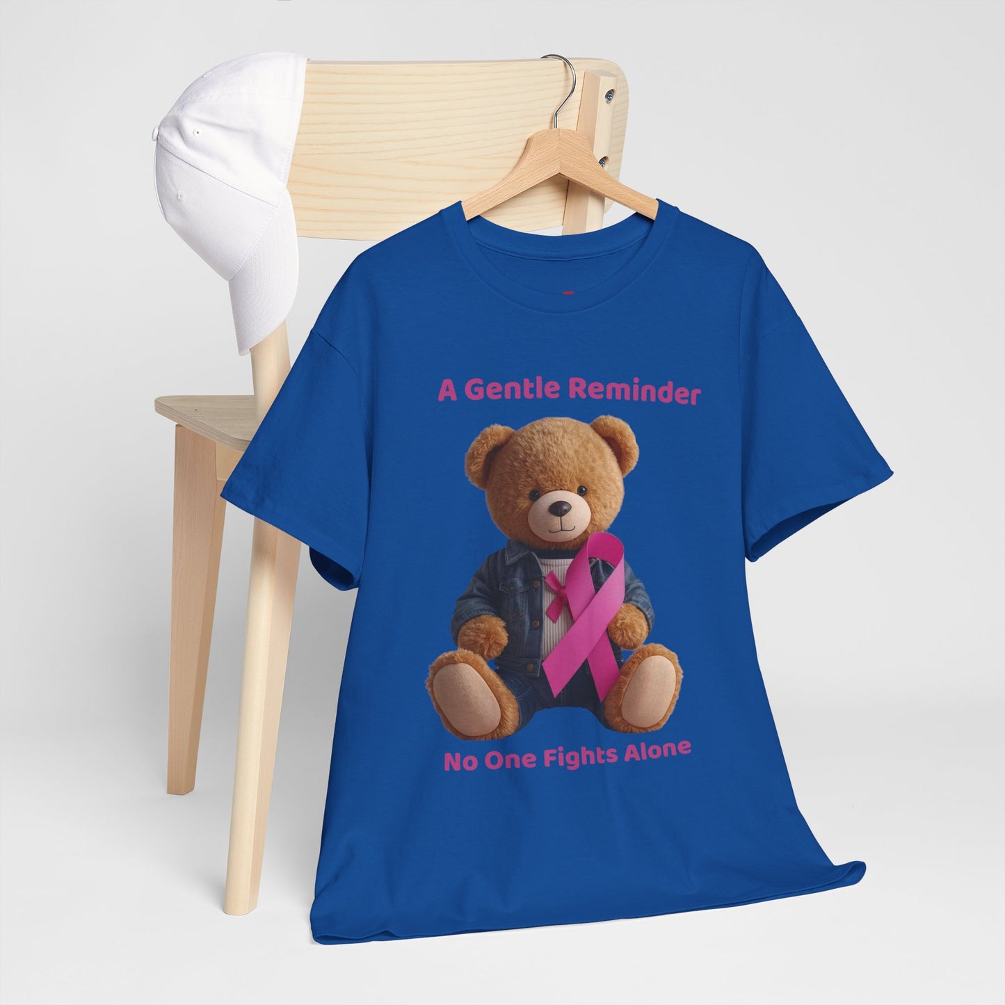 Together In The Fight Unisex Heavy Cotton Tee - Empowerment Shirt, Awareness Tee, Gift for Cancer Fighters, Inspirational Fashion, [...]