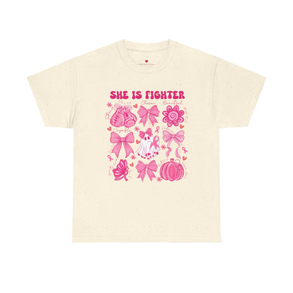 She Is A Fighter Cancer Awareness T-Shirt