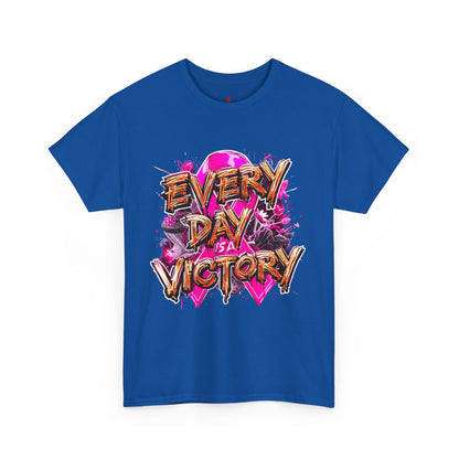 Every Day is a Victory Unisex Heavy Cotton Tee - Empowerment Shirt, Awareness Tee, Gift for Cancer Fighters, Inspirational Fashion, [...]
