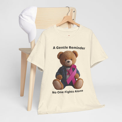 Together In The Fight Unisex Heavy Cotton Tee - Empowerment Shirt, Awareness Tee, Gift for Cancer Fighters, Inspirational Fashion, [...]