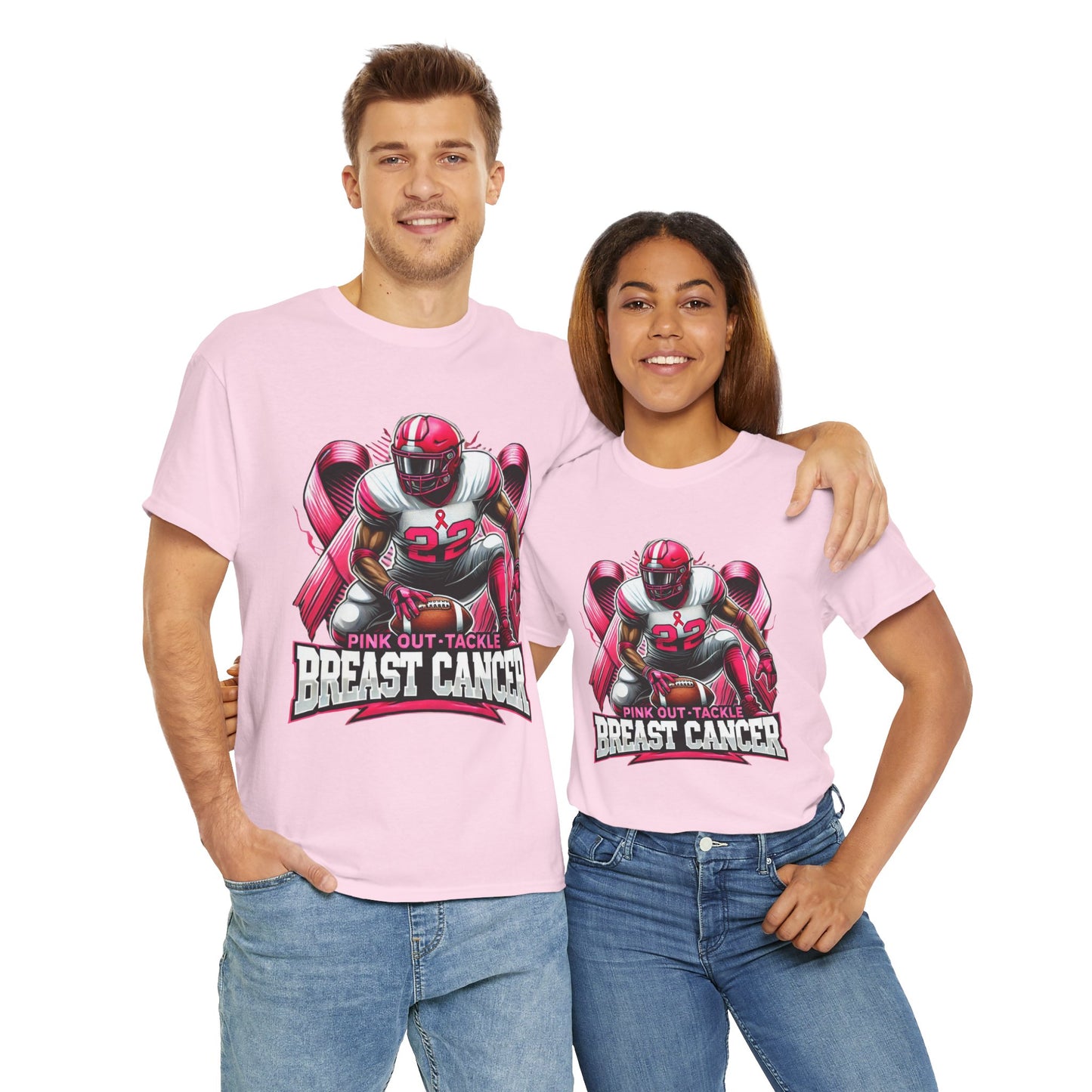 Tackle Breast Cancer Awareness T-Shirt