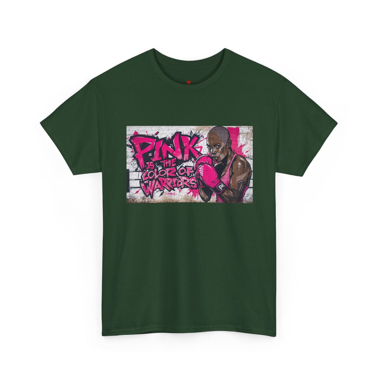 Pink Is The Color of Warriors Cancer Awareness Pink Tee
