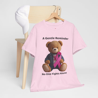 Together In The Fight Unisex Heavy Cotton Tee - Empowerment Shirt, Awareness Tee, Gift for Cancer Fighters, Inspirational Fashion, [...]