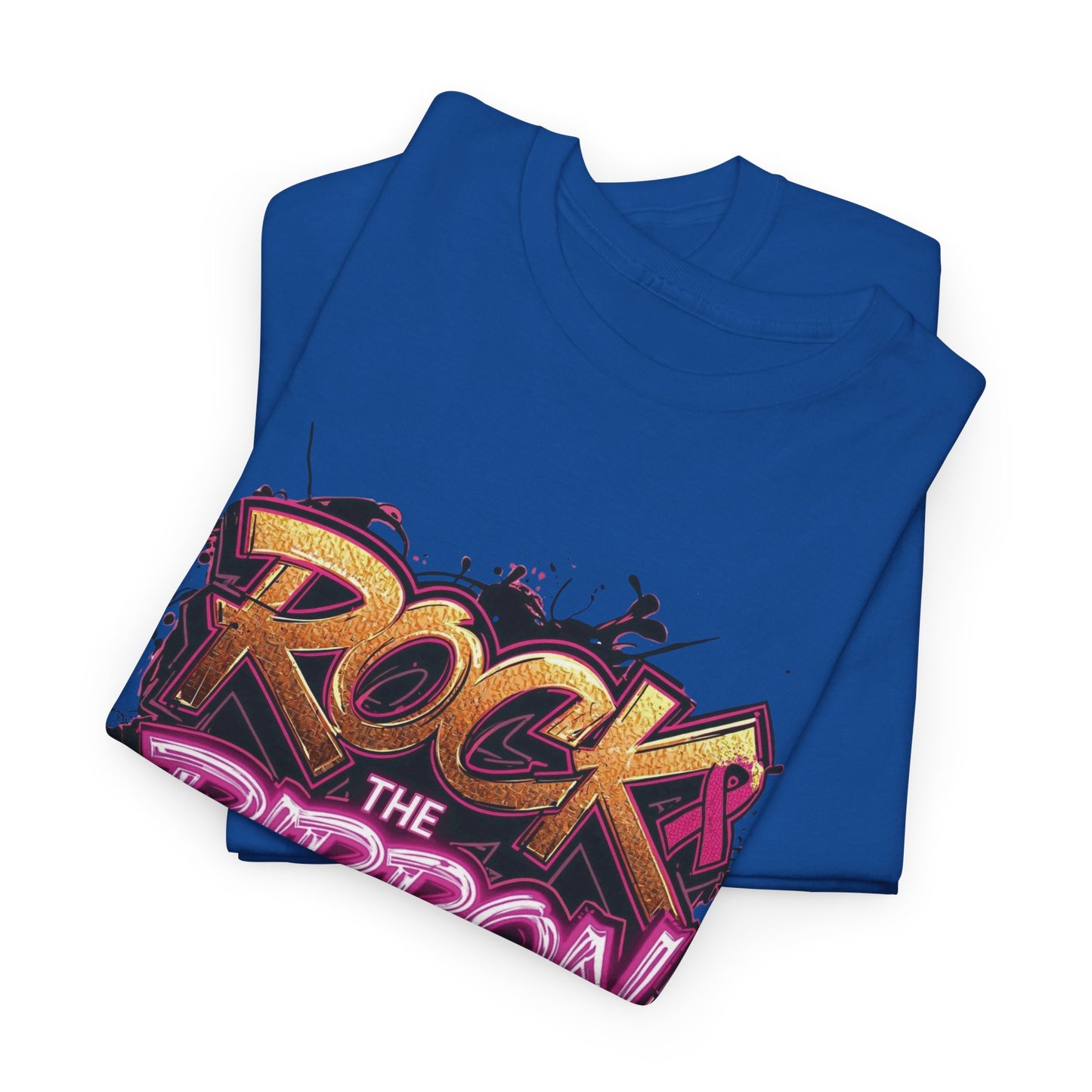 Rock The Ribbon Victory Unisex Heavy Cotton Tee - Empowerment Shirt, Awareness Tee, Gift for Cancer Fighters, Inspirational Fashion, [...]