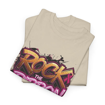 Rock The Ribbon Victory Unisex Heavy Cotton Tee - Empowerment Shirt, Awareness Tee, Gift for Cancer Fighters, Inspirational Fashion, [...]