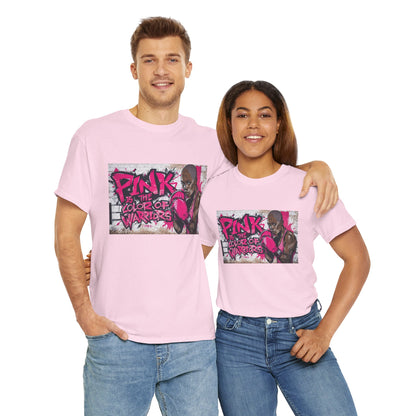 Pink Is The Color of Warriors Cancer Awareness Pink Tee