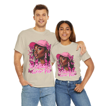 We Wear Pink Cancer Awareness T-Shirt