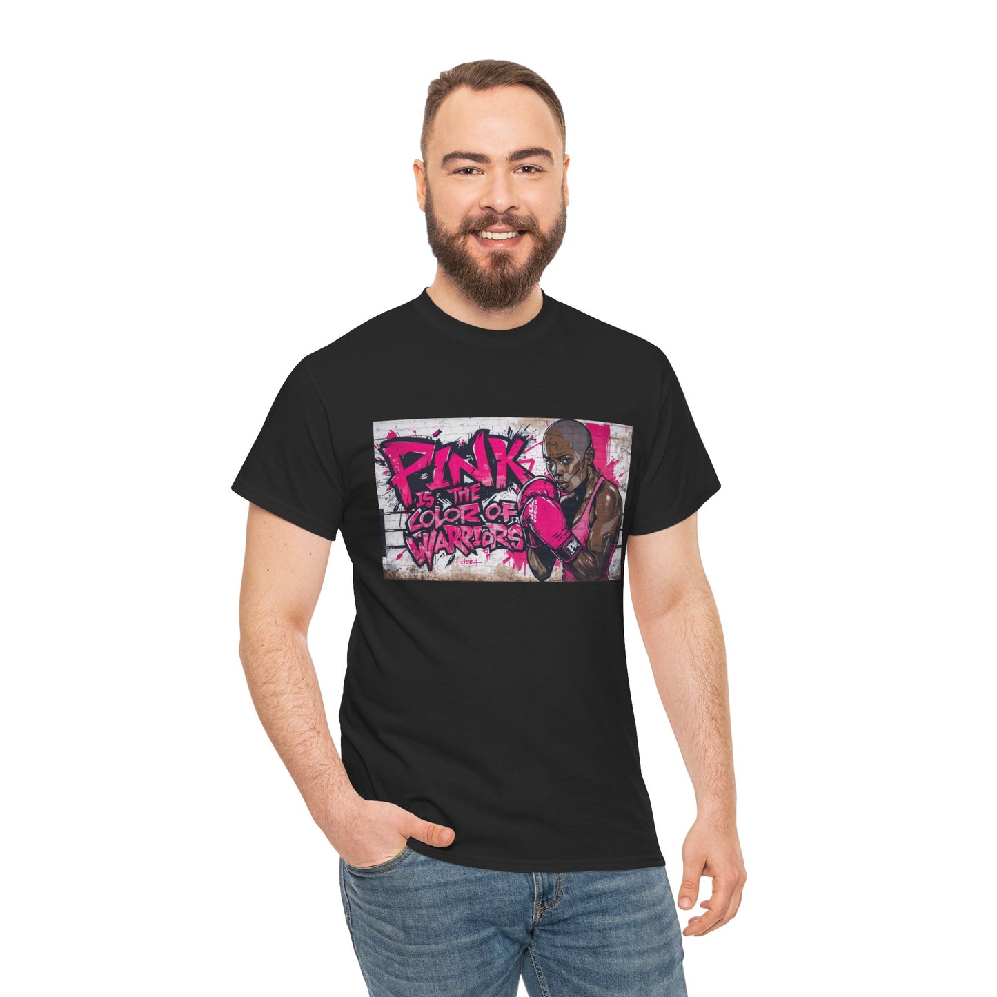 Pink Is The Color of Warriors Cancer Awareness Pink Tee