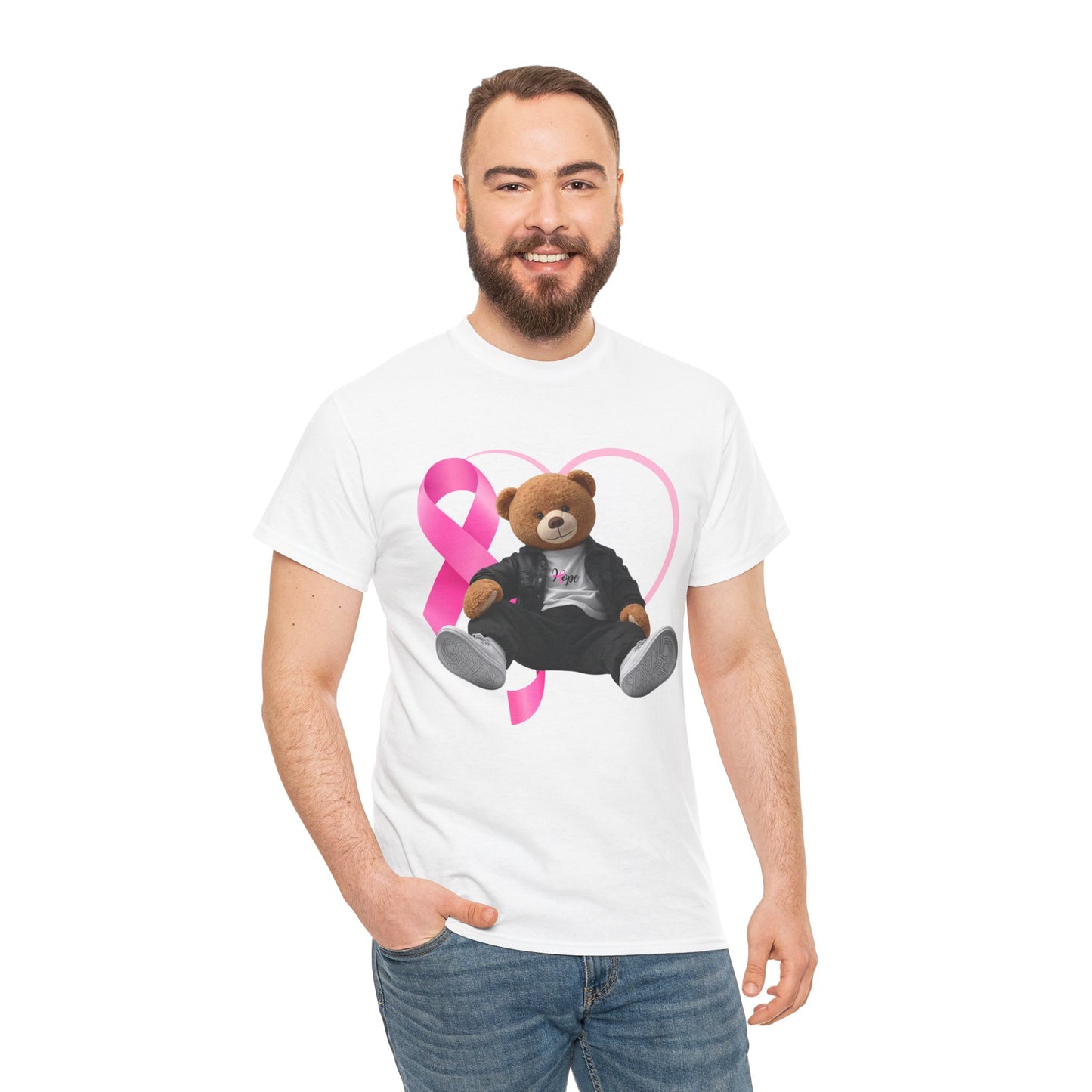 HOPE Heavy Cotton Tee - Empowerment Shirt, Awareness Tee, Gift for Cancer Fighters, Inspirational Fashion, [...]