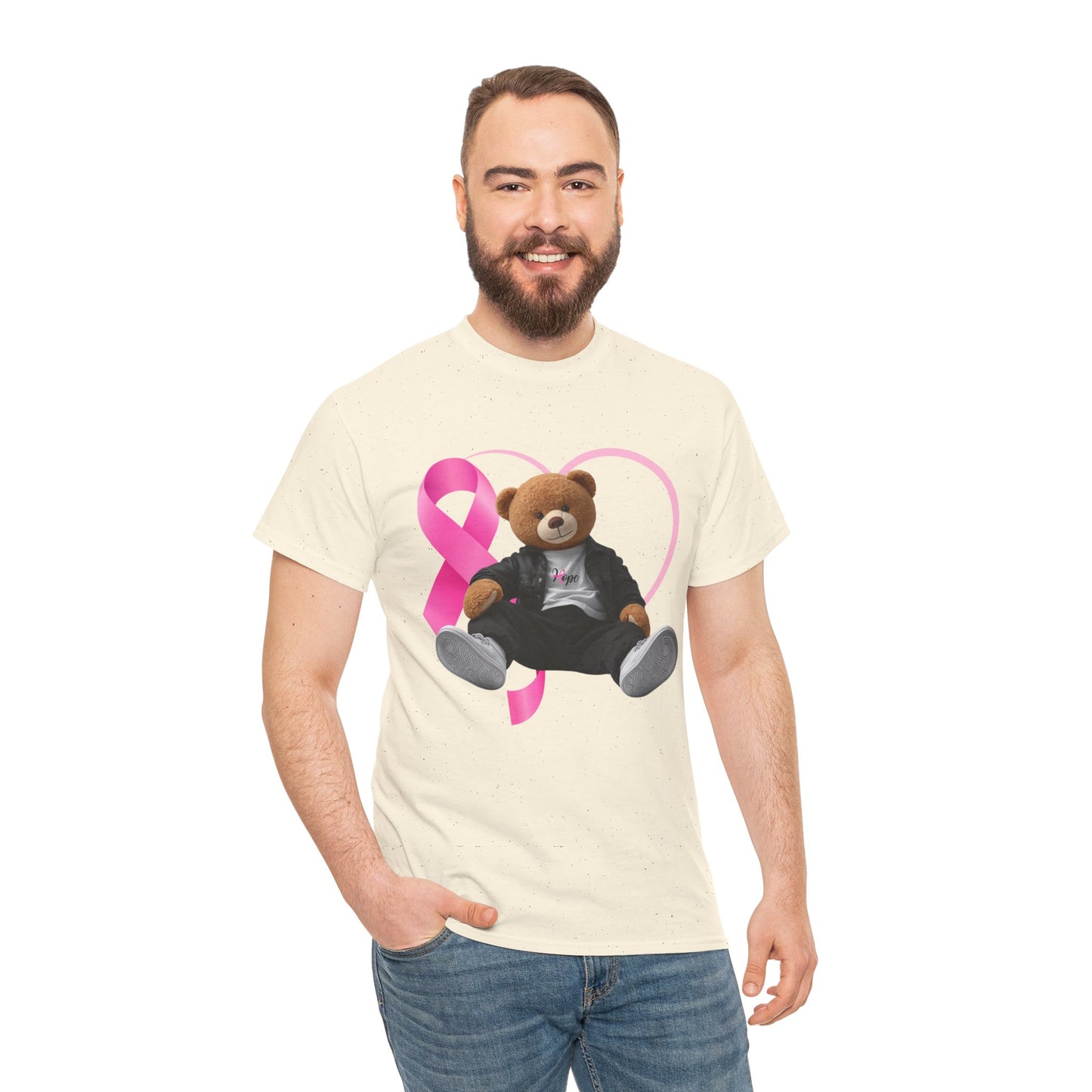 HOPE Heavy Cotton Tee - Empowerment Shirt, Awareness Tee, Gift for Cancer Fighters, Inspirational Fashion, [...]