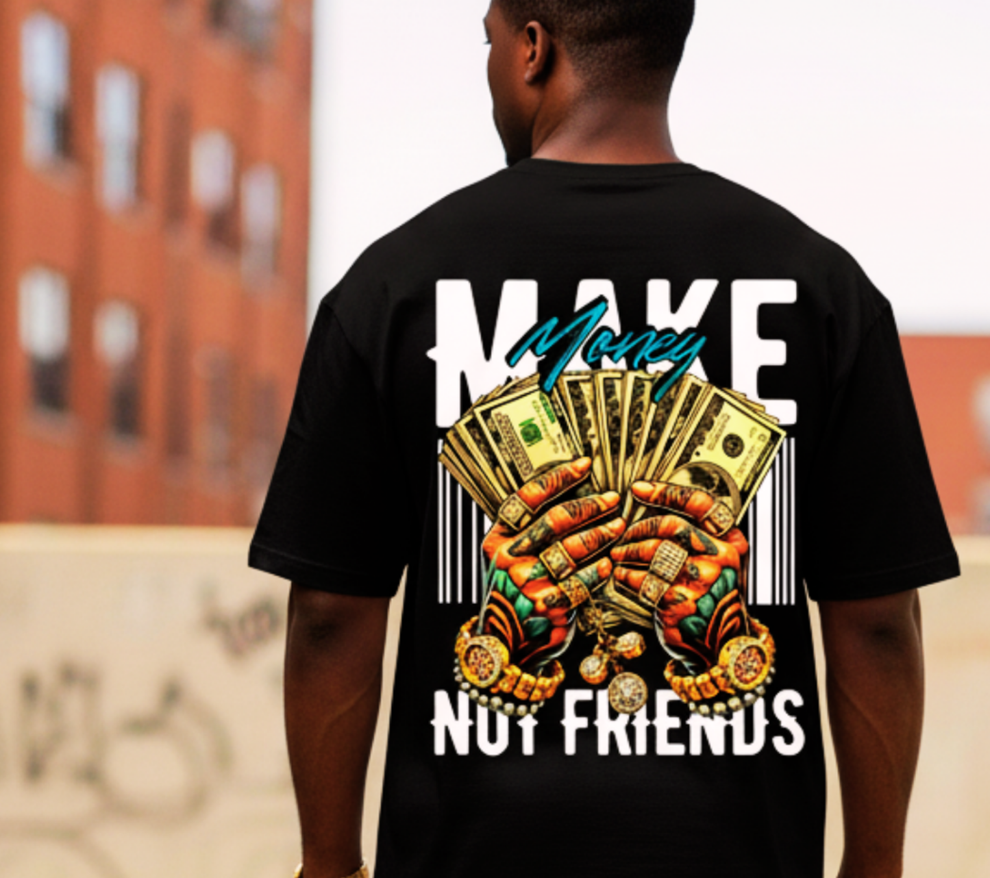 Grind Mode: Make Money Not Friends T-Shirt